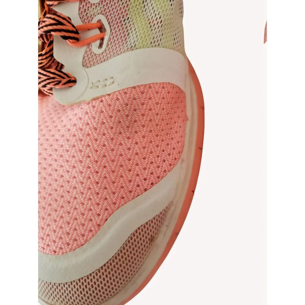 Y2K Aesthetic Nike Free 5.0 White Pink Running Shoes Youth 6.5Y / Women's 8 NICE